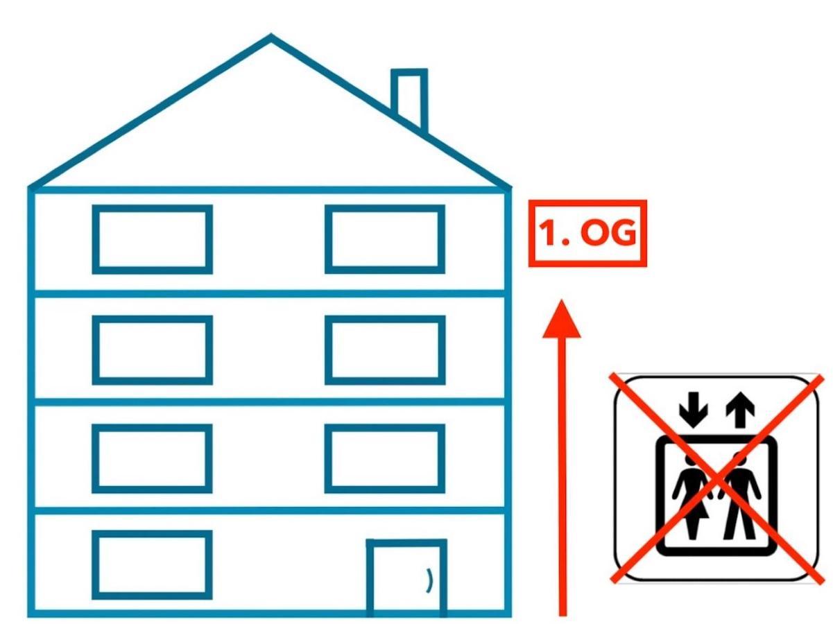 Modernes Apartment In Der Innenstadt Würzburg Eksteriør bilde